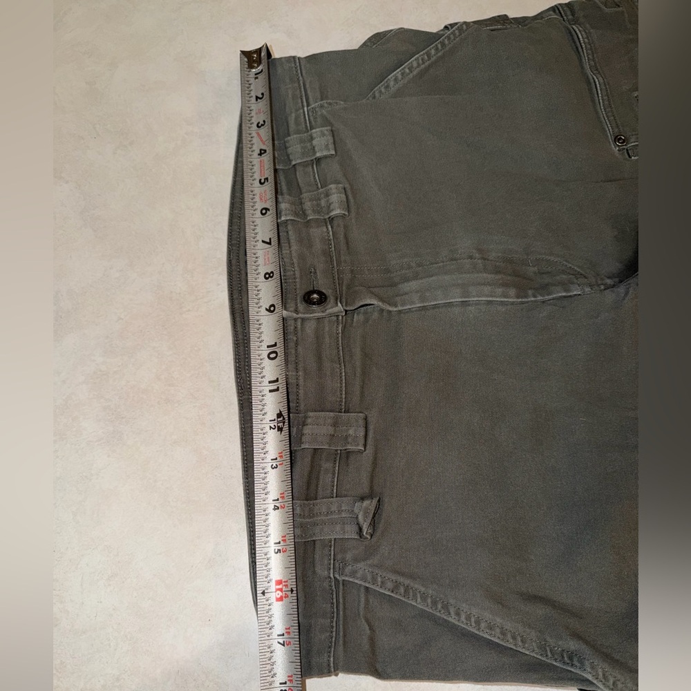 Duluth Trading Men's Flex Fire Hose Relaxed Fit Cargo Work Pants 36x30 Gray EUC - Picture 4 of 12